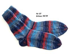 Socken handgestrickt   Gr.38/39   Nr.07