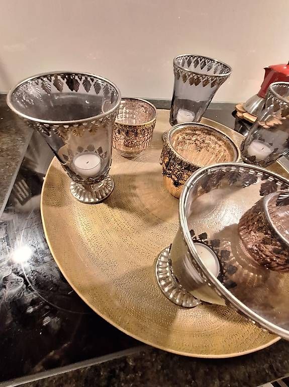 Portacandele: Candle Holder Set + Decorative Tray – Usato da Zürich venduto da MatShopping