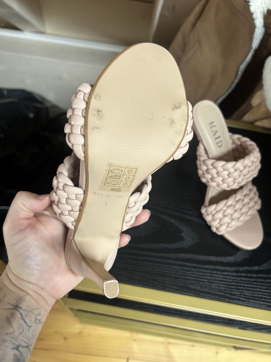 Scarpe da donna: Hohe Raid Sandalen, hellrosa Grösse 4 / EU 35 – Usato da Horgen venduto da schalina19 2