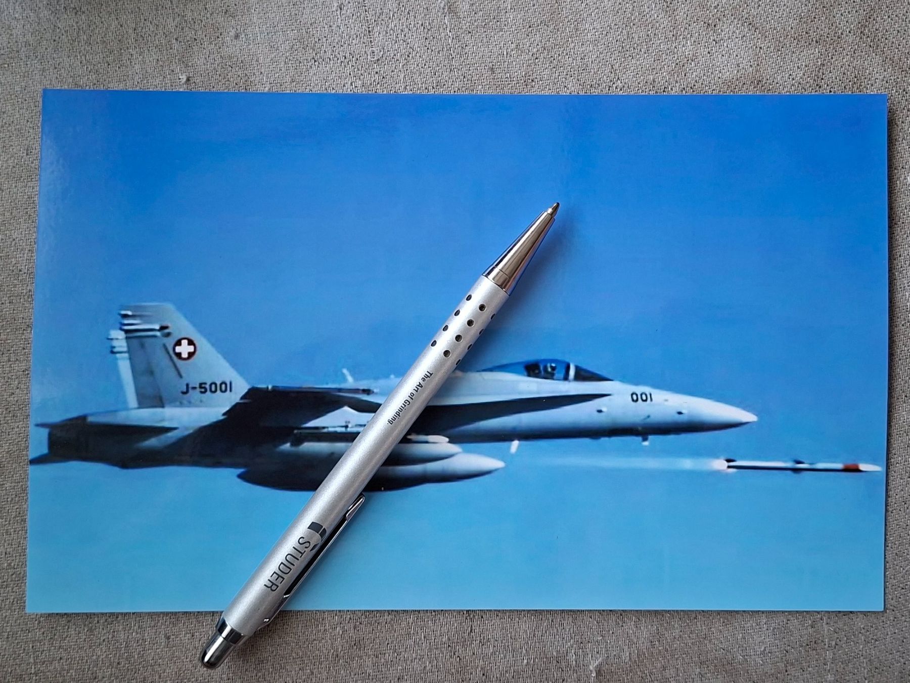 Ansichtskarten: Foto F/A-18 Schweizer Luftwaffe – Gebraucht aus Giffers von attila07