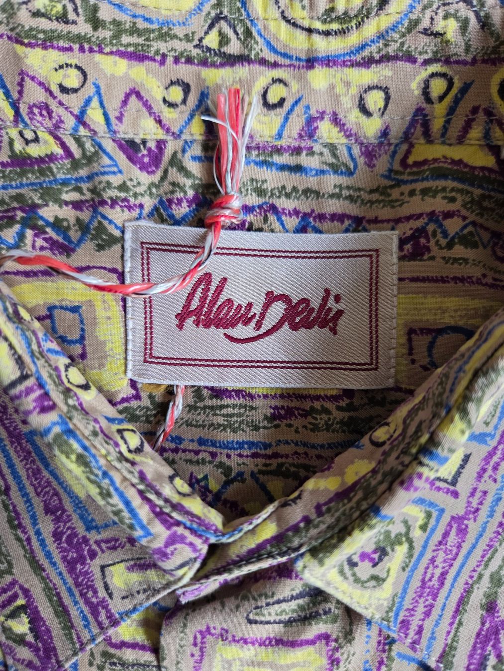 Camicie: Vintage 90er Hemd M/L Abstract Print – Usato da Bern venduto da -Aniko- 4