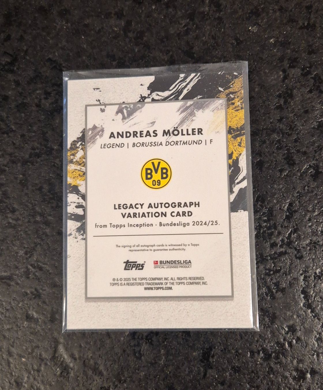 Topps Carte collezionabili: Andreas Möller /75 Autogramm - Dortmund - Topps – Nuovo (secondo la descrizione) da Burg AG venduto da Danoe 1
