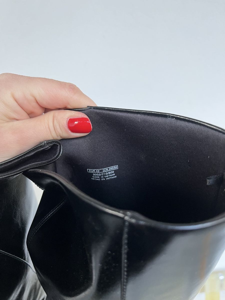 Zara Scarpe da donna: Zara Stiefeletten aus Leder Gr.40 – Usato da Basel venduto da arminafera 2