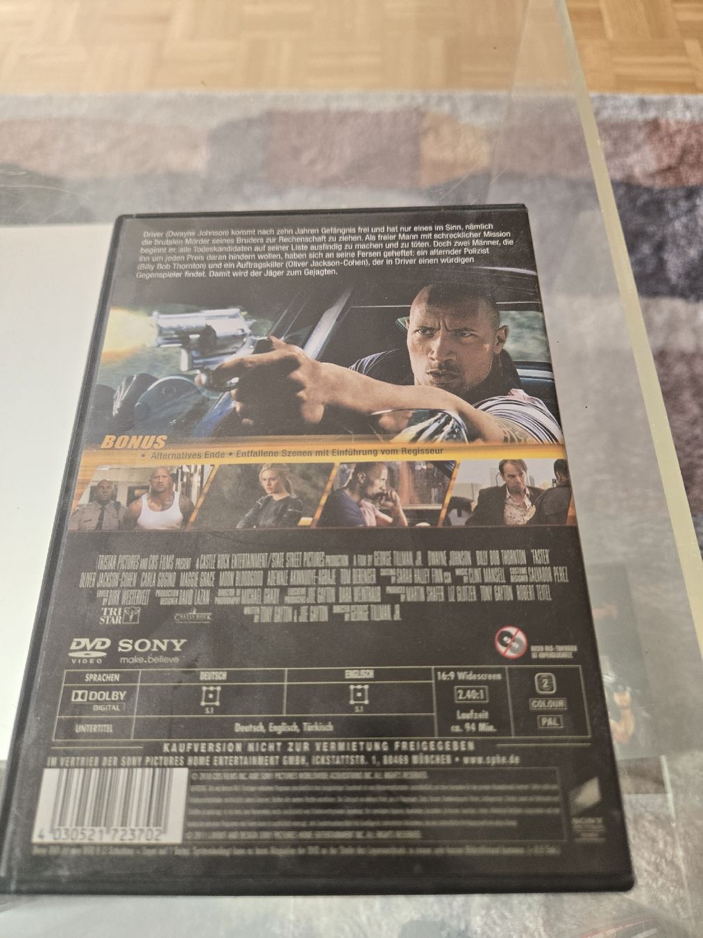 Tutti i DVDs: Faster DVD – Usato da Bussigny venduto da Kfdlt 1