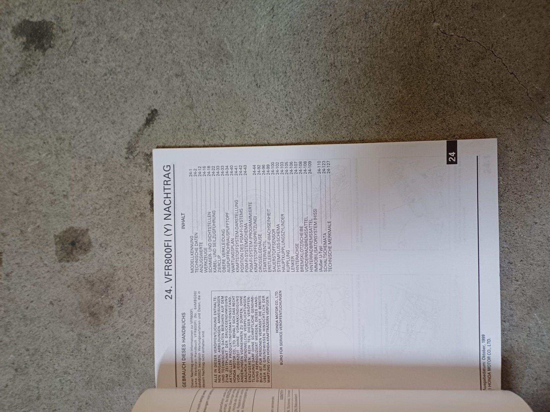 Libri: Werkstatthandbuch Honda VFR800 – Usato da Appenzell Steinegg venduto da Gmuender88 1