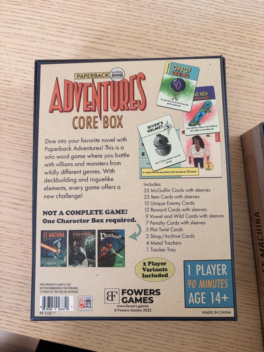Spiele: Paperback Adventures – Gebraucht aus Wädenswil von cla_m9tj 3