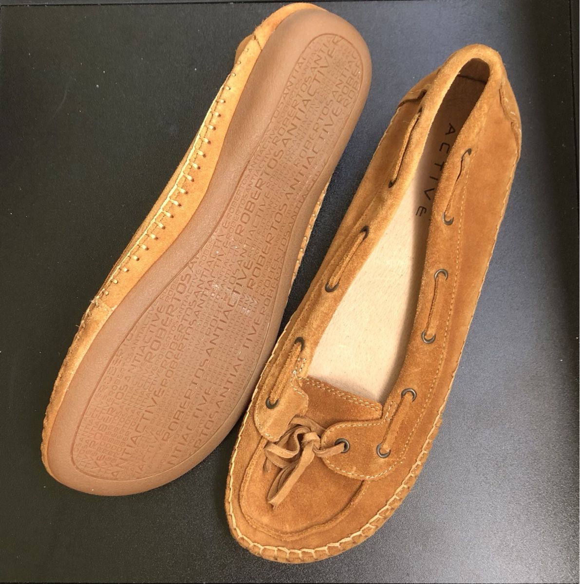 Scarpe da donna: Ballerinas Damen braun Leder neu – Nuovo (secondo la descrizione) da St.Gallen venduto da nitka. 2