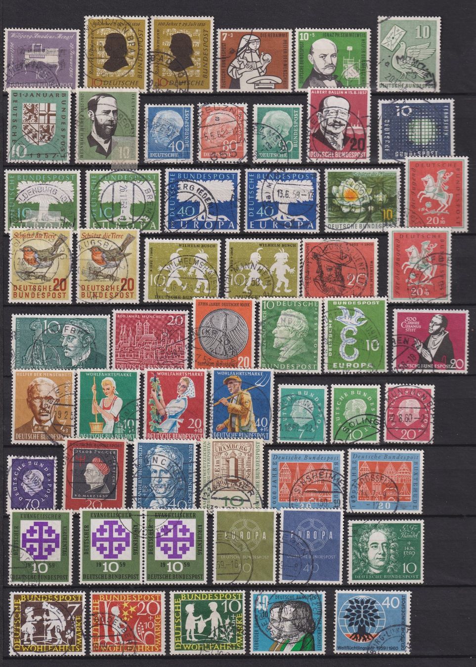 Alle Briefmarken: BRD divers – Gebraucht aus Bellach von qsearch 6