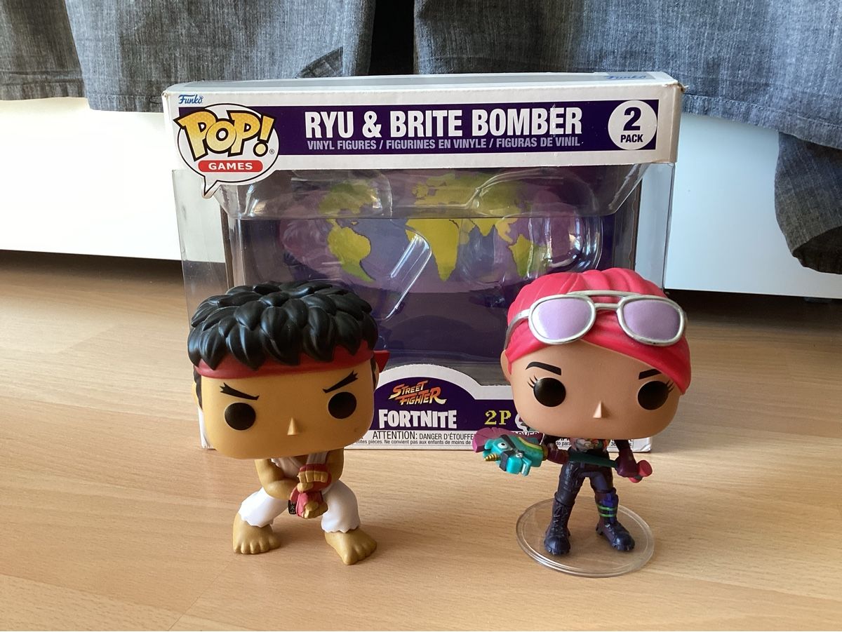 Funko Statuette: Funko Pop! Ryu & Brite Bomber 2 Pack – Usato da Lussy-sur-Morges venduto da vel_rm7p