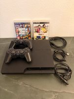 Sony PlayStation 3 Slim (PS3) – Komplettset mit 2 Controller