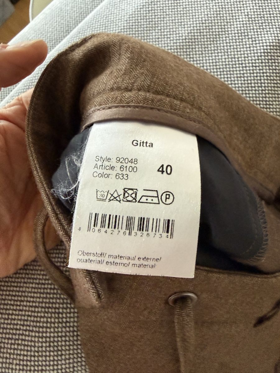 Pantaloni: Braune Stoffhose Gr. 40, warm & elegant – Usato da Winterthur venduto da ivule2000 2