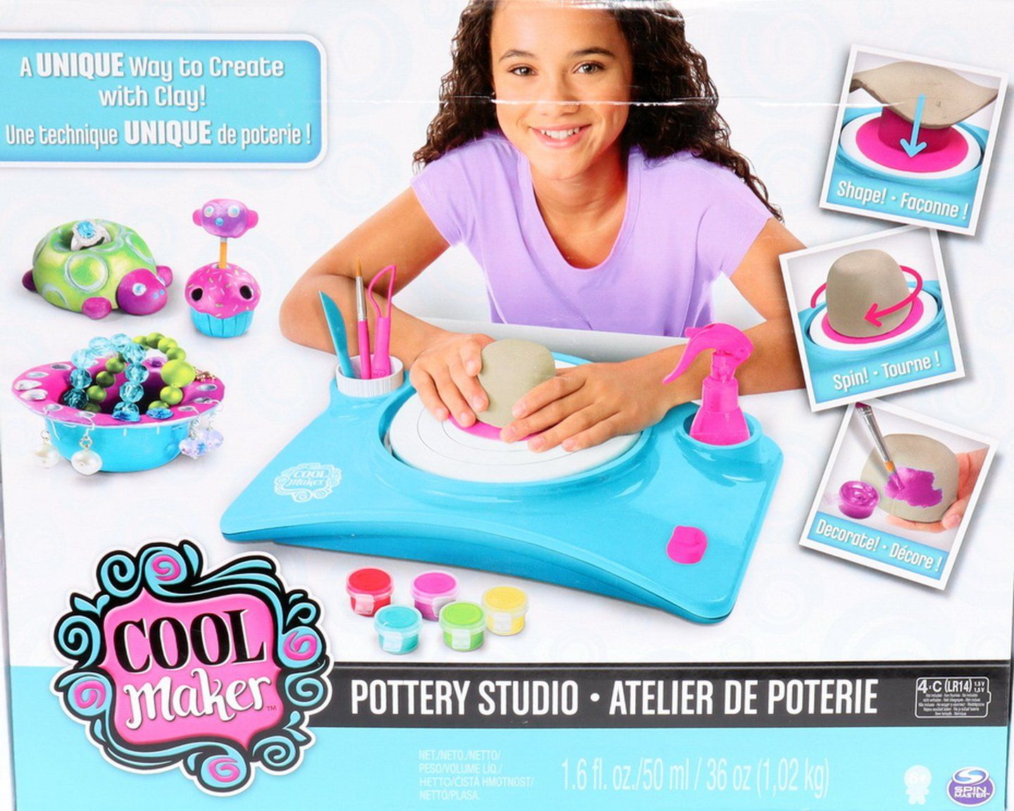 Kit bricolage: Pottery Studio Töpferei & 4 Tonscheiben von Spin Master – Nuovo e nell'imballaggio originale da Rothenburg venduto da aron2006 2