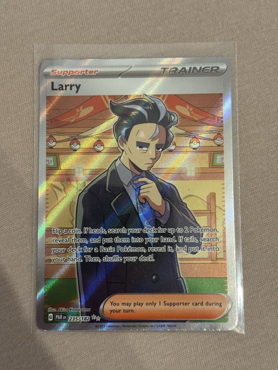 Pokémon Sammelbilder & Trading cards: Pokémon Larry 235/182 Paradox Rift – Neu (gemäss Beschreibung) aus St. Gallen von Xbylucas
