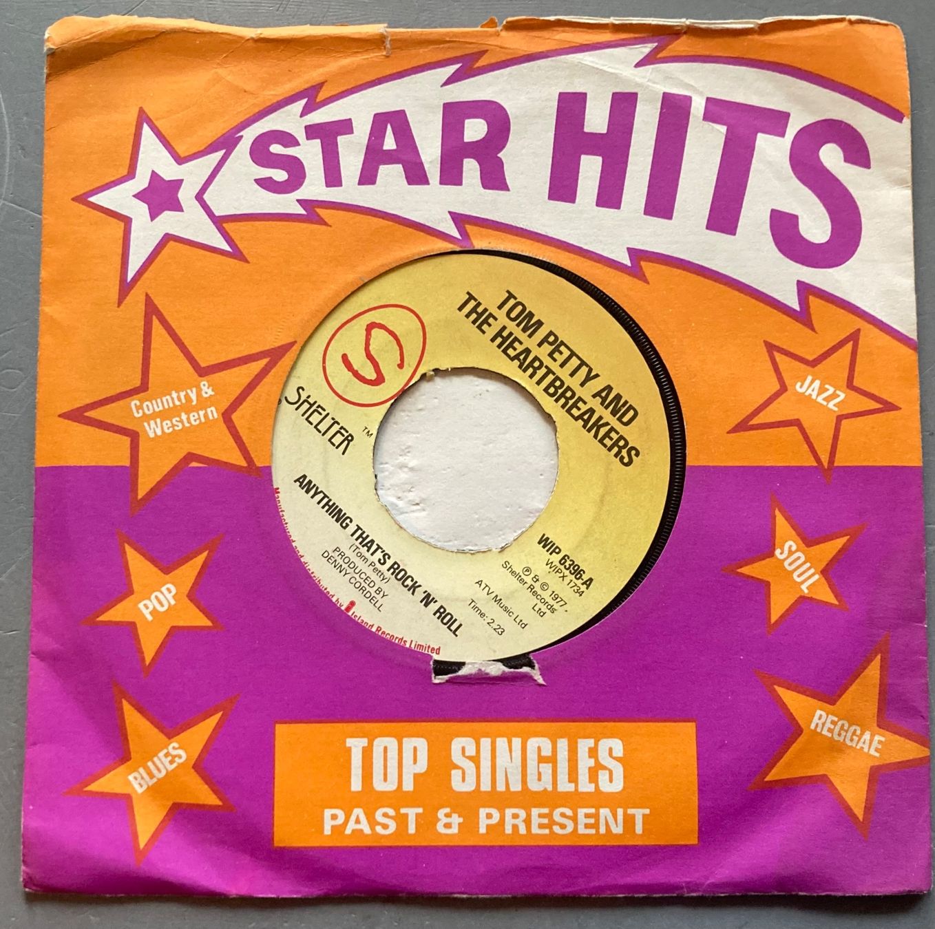Dischi in vinile: TOM PETTY AND THE HEARTBREAKERS - ANYTHING THAT'S ROCK "N" R – Usato da Poliez-Pittet venduto da Newtown-Records
