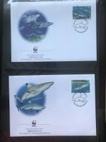 WWF Kokosinseln 2005 Satz Riffhaie Indopazifik Ersttagsbrief