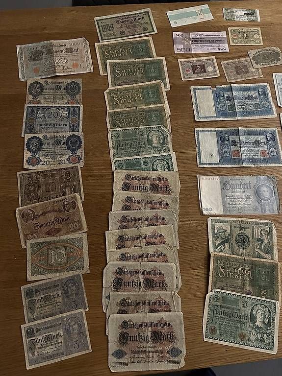 Banknoten: Banknoten Deutsches Reich – Gebraucht aus möhlin von Caja1 3