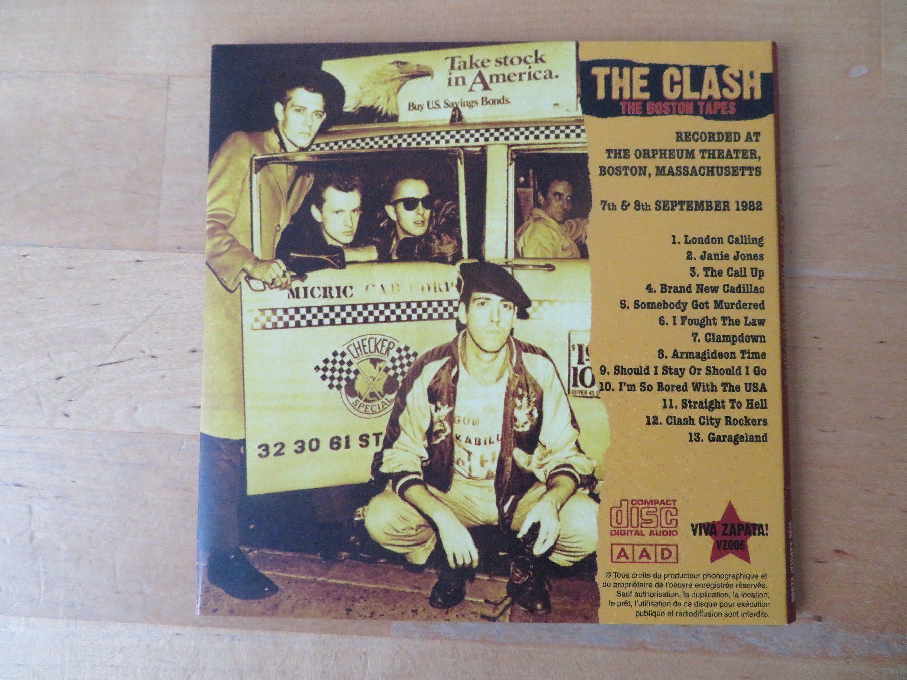 CD: THE CLASH "The Bosten Tapes" – Nuovo (secondo la descrizione) da zürich venduto da Goldimmund 3