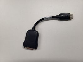 Displayport zu DVI-D Adapter, 20 cm lang, Schwarz