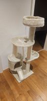Katzenkratzbaum beige mit Liegeflaeche gebraucht