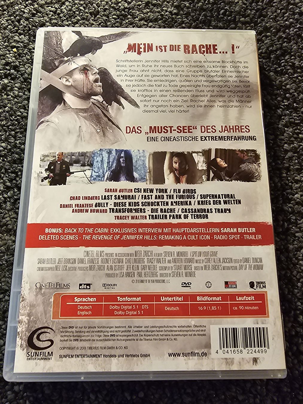 Tutti i DVDs: I Spit On Your Grave (21299) – Usato da Ruswil venduto da jan_bxl5 1