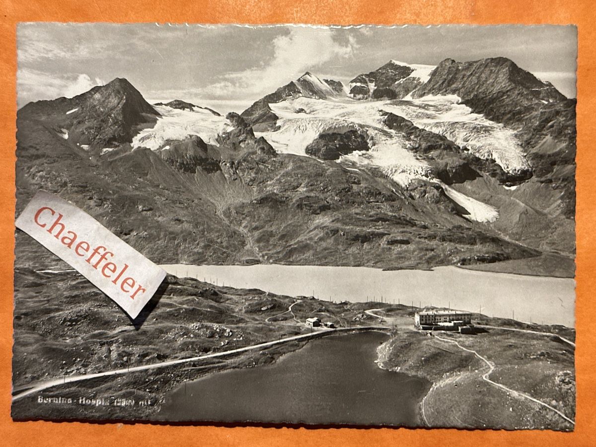 Cartoline postali: 1958 Bernina-Hospiz – Usato da Zürich venduto da Chaeffeler