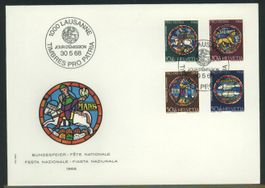 1968, Pro Patria, FDC (1)