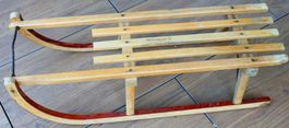 Holzschlitten der Marke Höhnberg, 92 cm