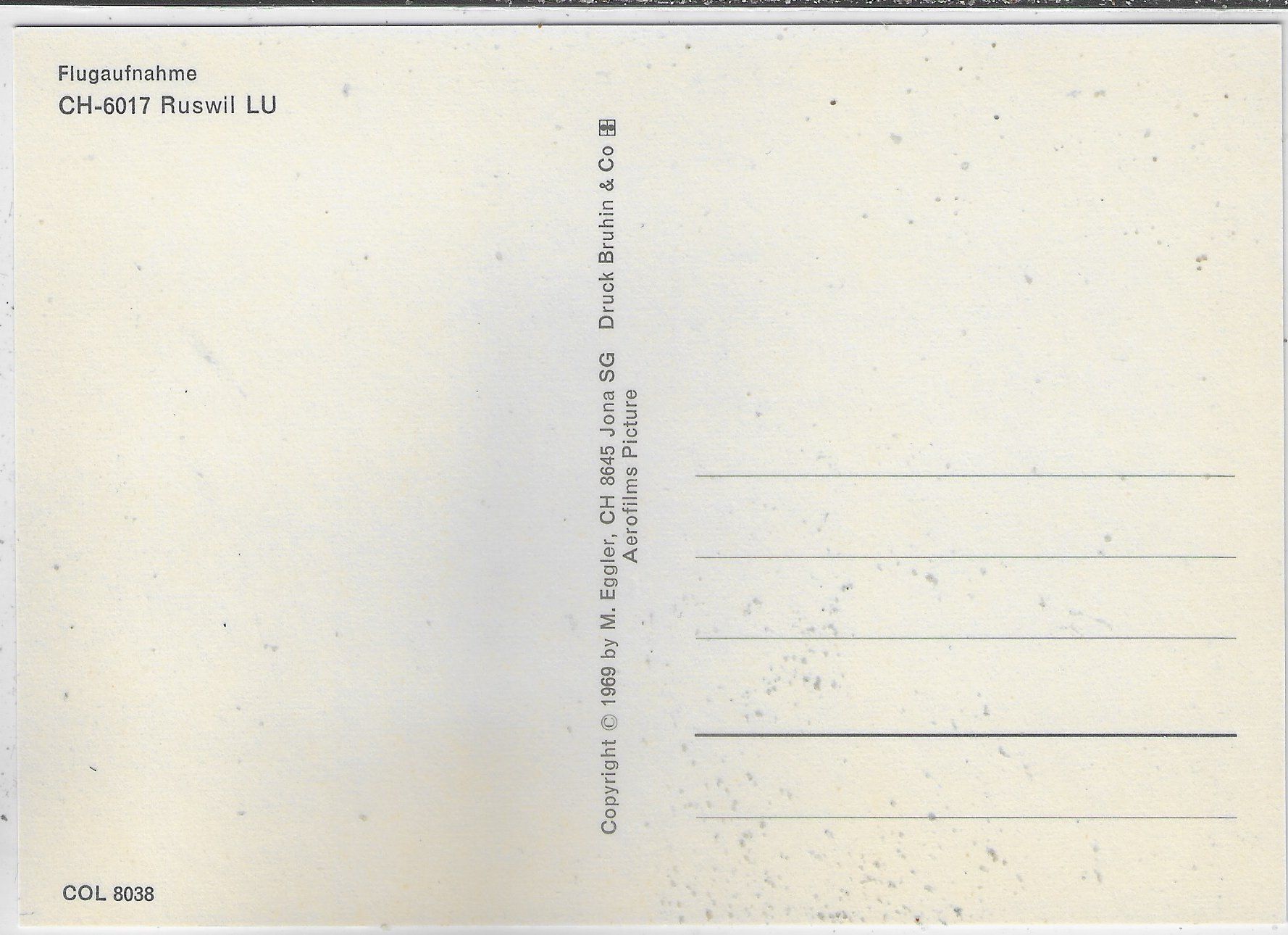 Cartoline postali: Flugaufnahme Ruswil LU – Usato da Ettingen venduto da Kartenplanet 1