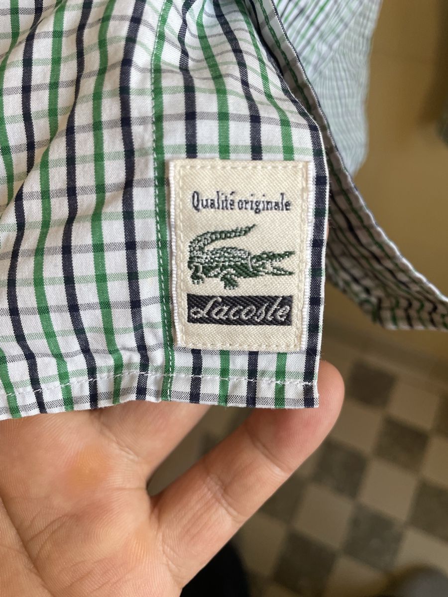 Lacoste Camicie: Lacoste Herren Hemd Gr. 40 – Usato da Bern venduto da pesche789 4