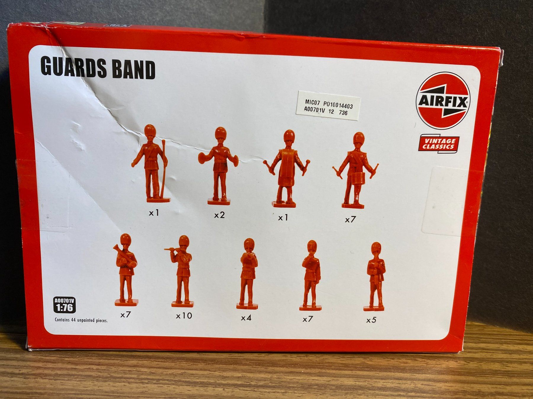 Airfix Statuette: Airfix Guards Band Modellfiguren 1:76 OVP – Nuovo e nell'imballaggio originale da Spiez venduto da Mlandcruiser 1