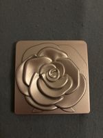 Taschenspiegel klappbar Metall rose gold farb mit Rosenmotiv