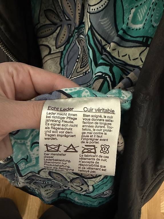 Giacche: Lederjacke von Leonardo – Usato da Winterthur venduto da Ineda 3