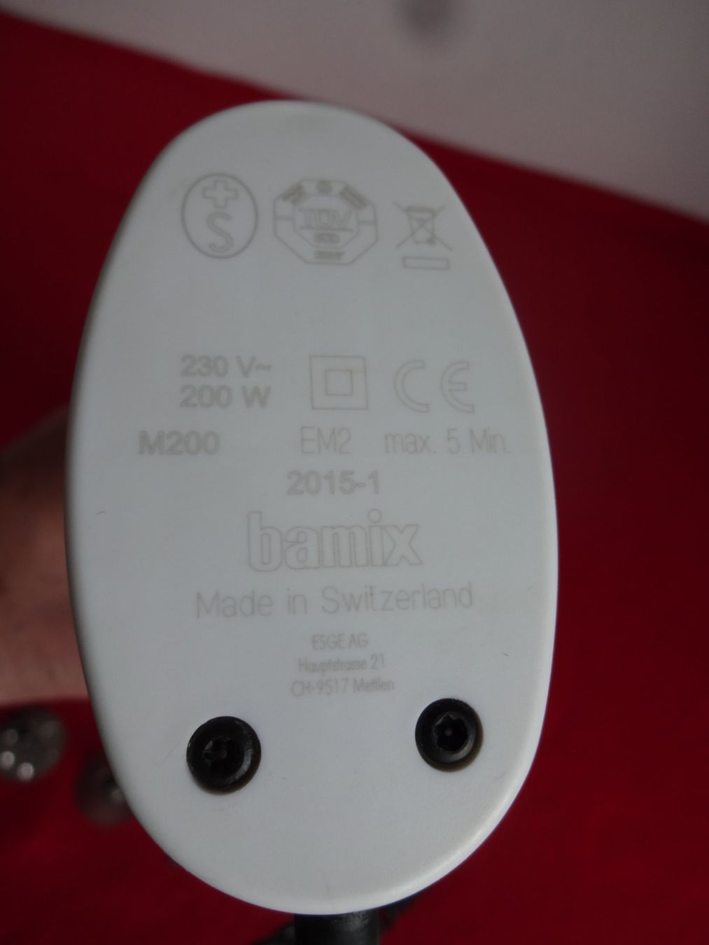 Elettrodomestici da cucina: BAMIX M200/200W - Universal Sabmixer – Usato da Frauenfeld venduto da rey06 4