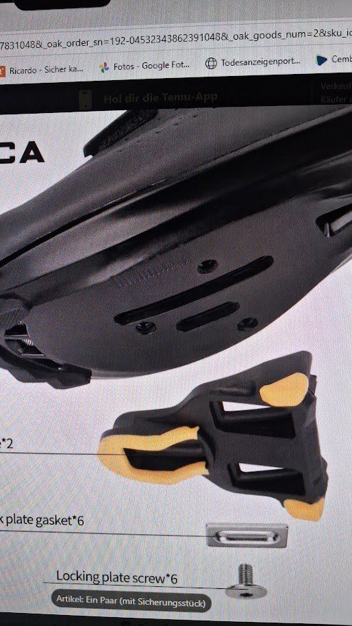 Pezzi di ricambio: SPD ROAD PEDAL RENNRAD – Nuovo e nell'imballaggio originale da Tann venduto da elolecig 4