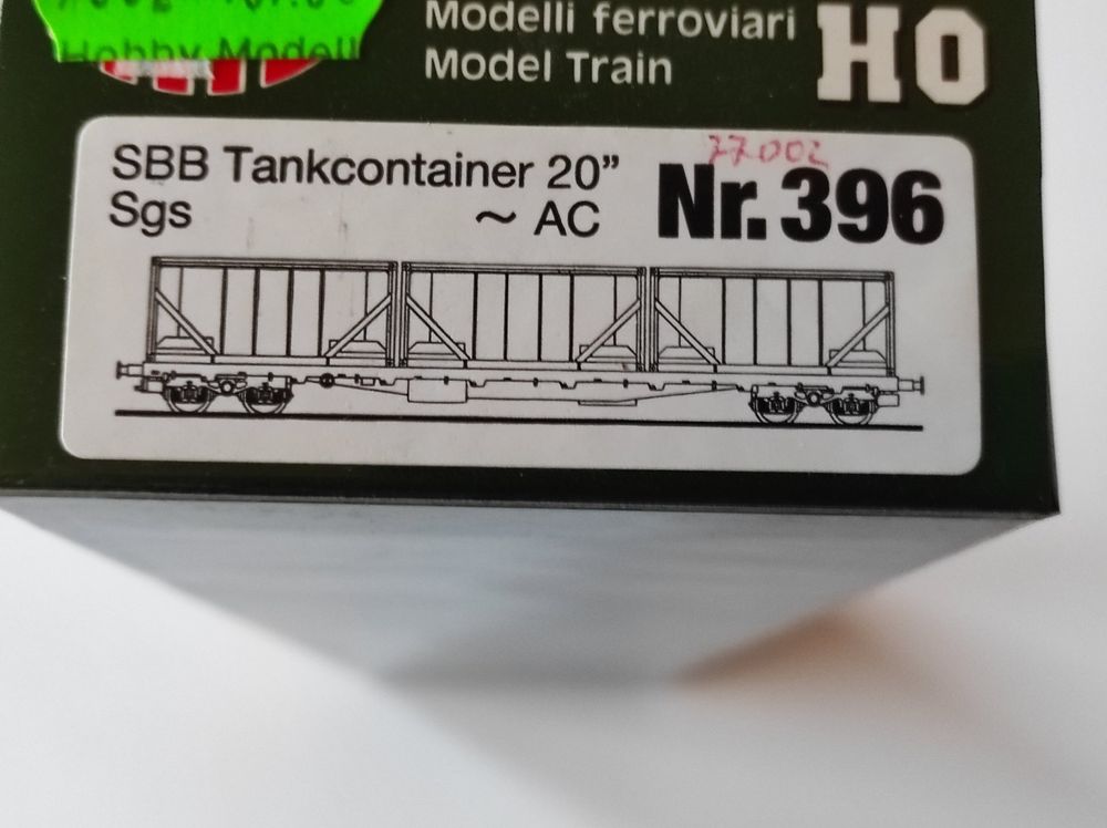 Wagon porte-conteneurs à 4 essieux Sgnss, chargé avec un conteneur de 45' « Geodis », ép. V