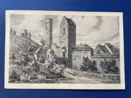 Alte Ansichtskarte Alt-Ravensburg, Obertor, 1922 Kunst