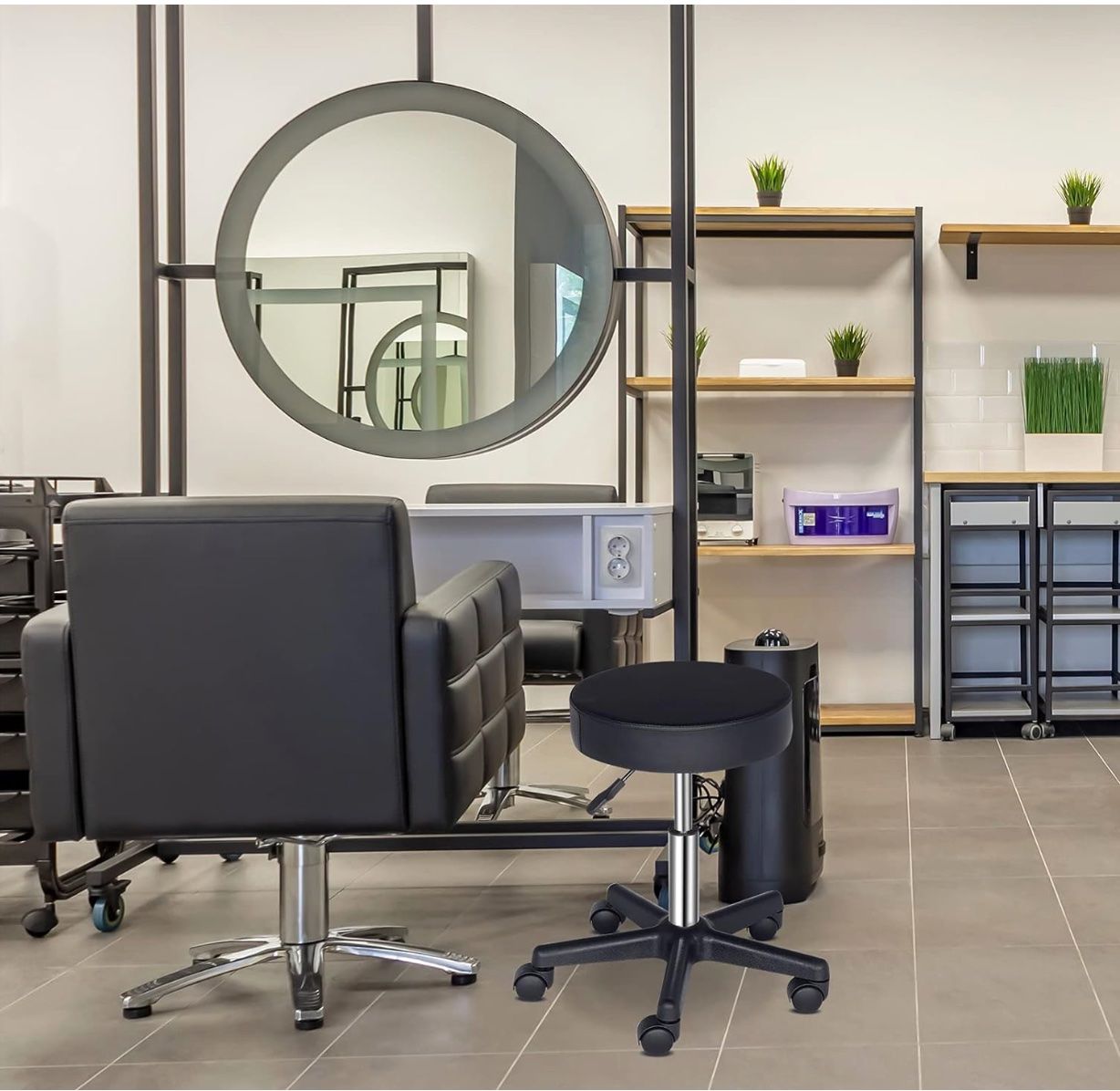 Sgabelli: Rollhocker Arbeitshocker Drehhocker 2er Set Höhenverstellbar – Nuovo e nell'imballaggio originale da Bülach venduto da StoreInShop.com 3