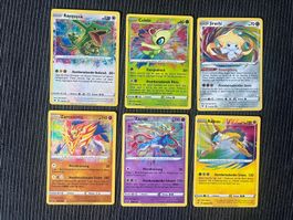 Pokemon 6x Amazing Rare Farbenschock near Mint Rayquaza