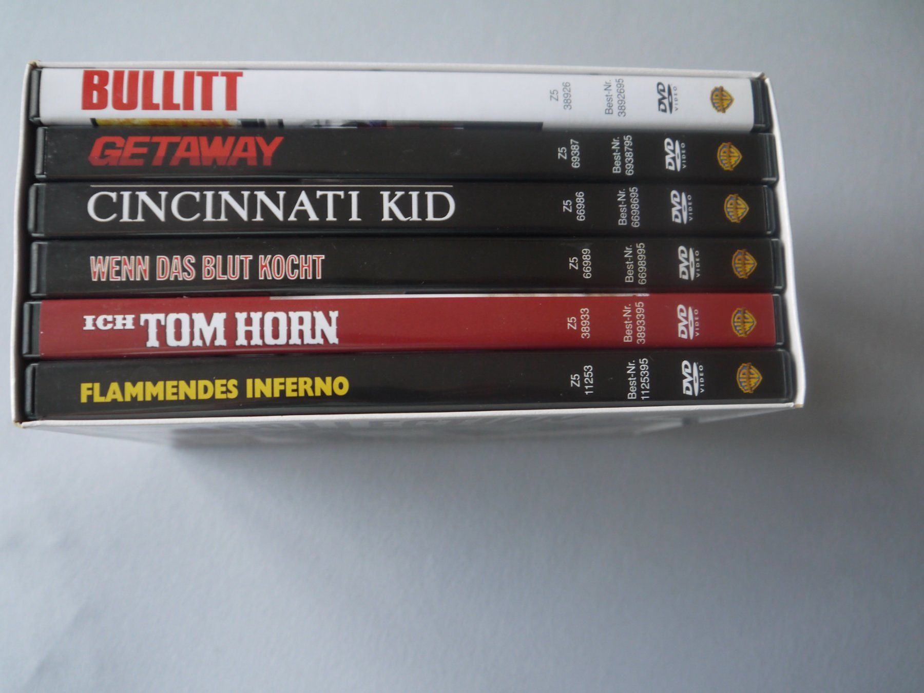 Tutti i DVDs: STEVE McQUEEN COLLECTION - 6 Filme – Usato da Hagendorn venduto da Blaf 1