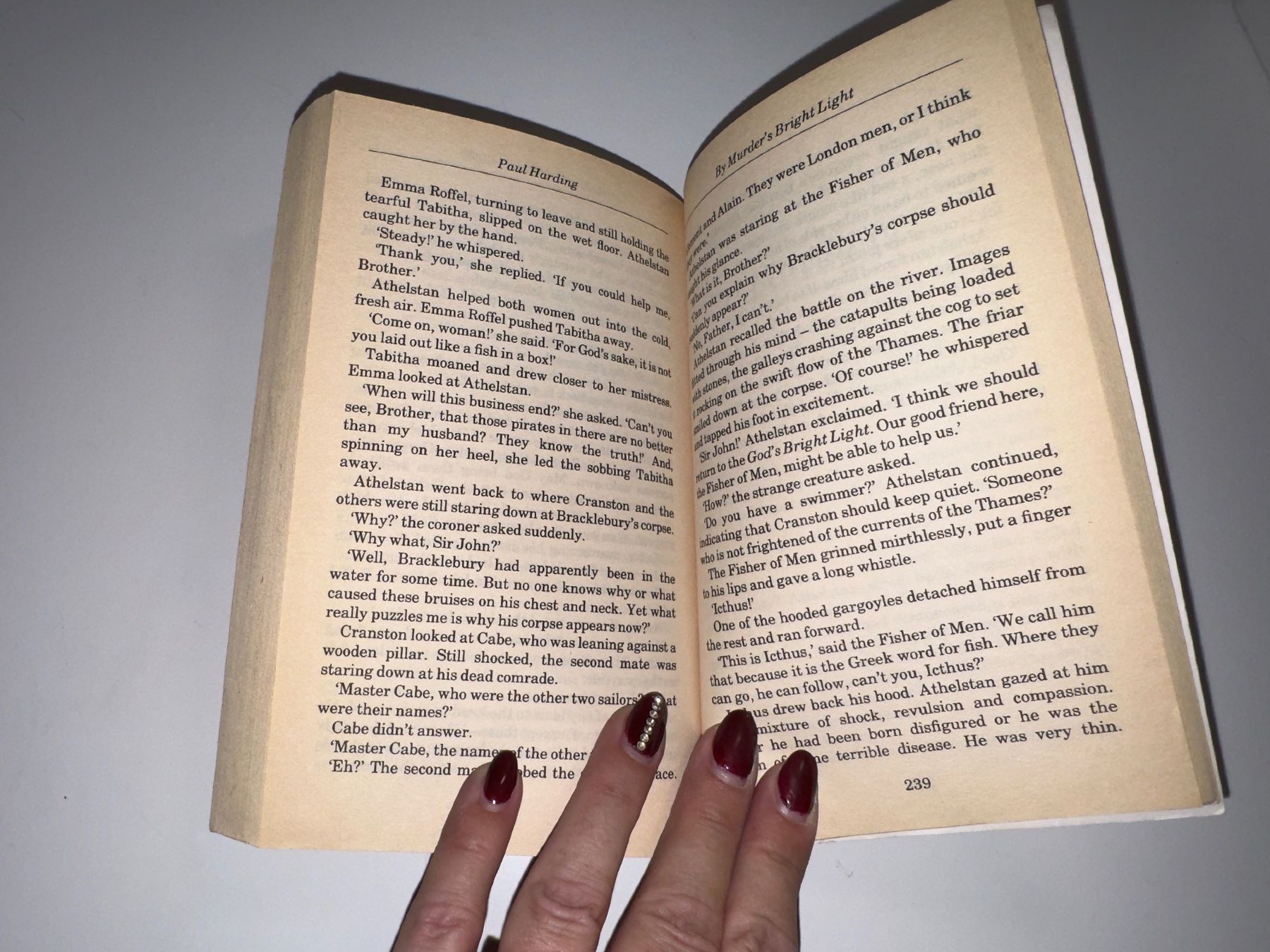 Libri: NOVEL: Paul Harding, By murder's bright light – Usato da Grosswangen venduto da English_books 8