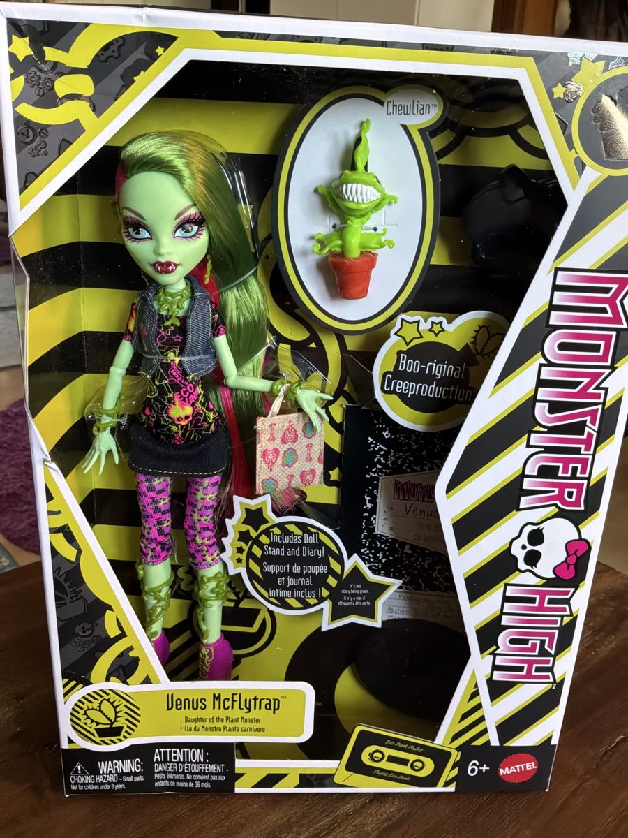 Bambole: Monster High Venus McFlytrap Puppe, Neu im Originalkarton! – Nuovo e nell'imballaggio originale da Galmiz venduto da Chr7D