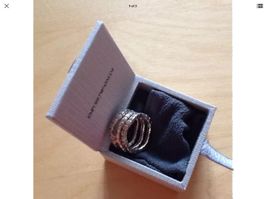 3er Ring von Emporio Armani Silber GR 51