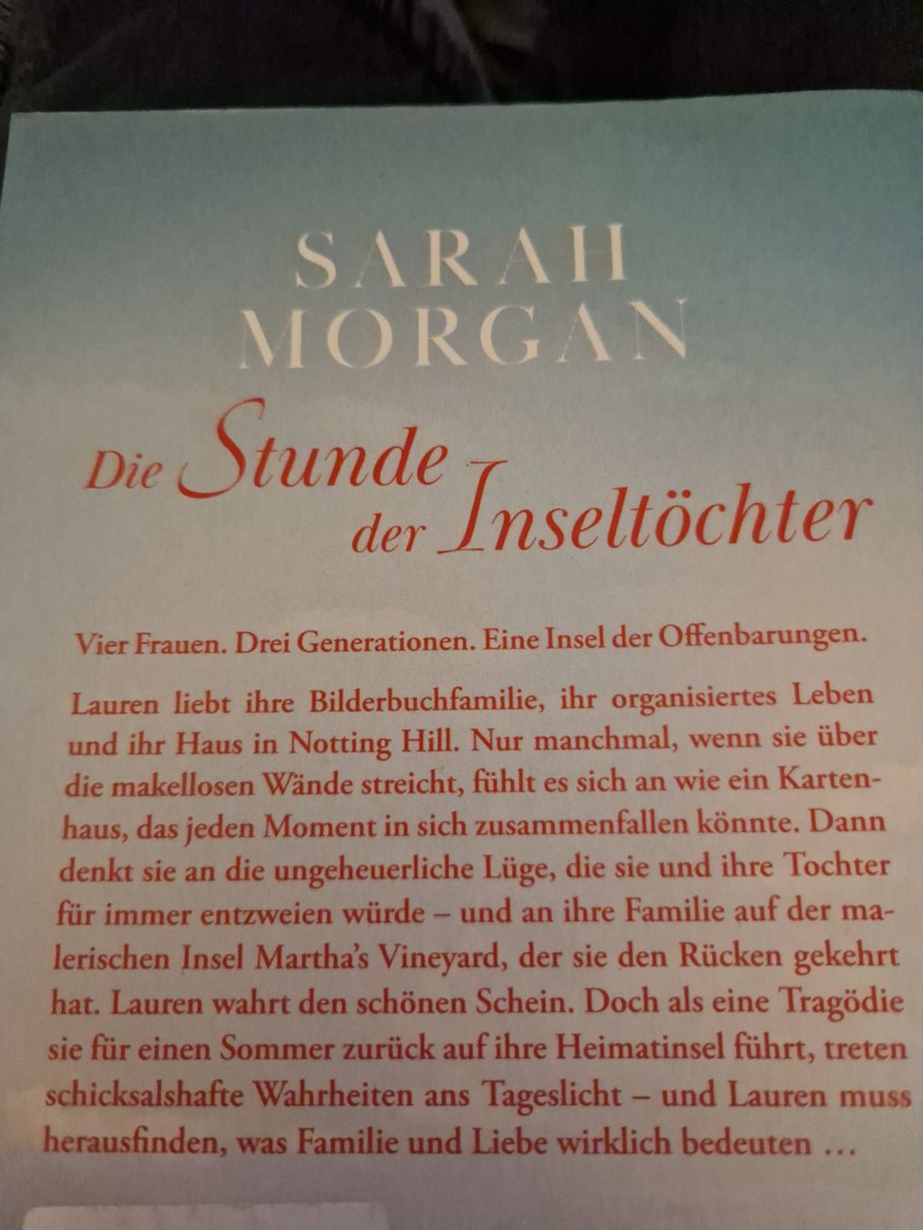 Bücher: Sarah Morgan: Die Stunde der Inseltöchter – Gebraucht aus Neuhausen am Rheinfall von Alchimista 1