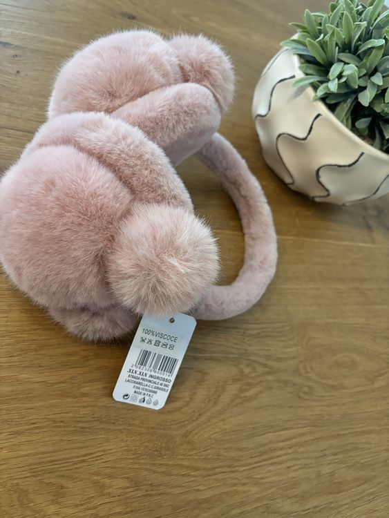 Flauschige Ohrenwärmer mit Ohren 2