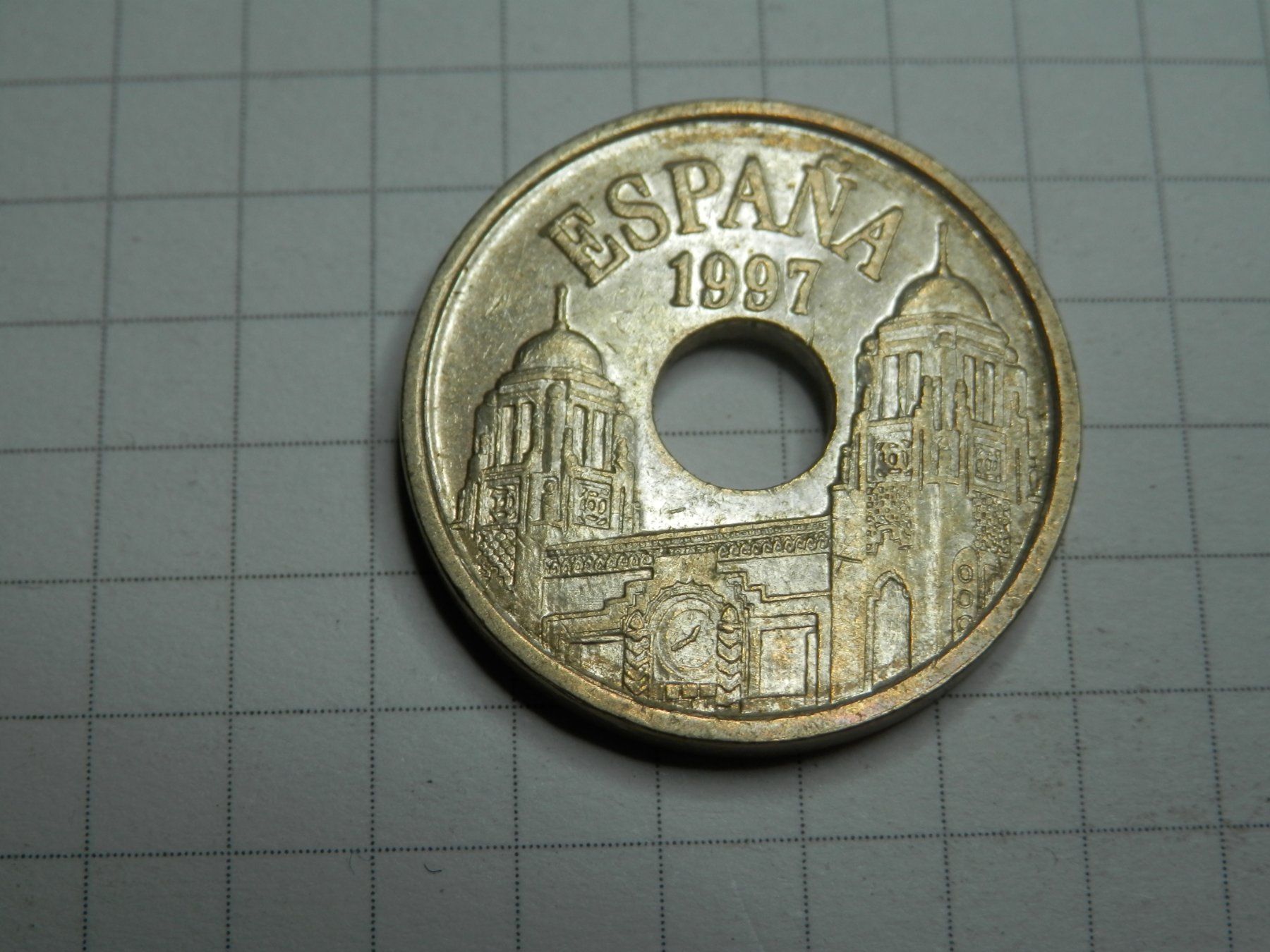 Tutti le monete: Spanien 25 Peseten, 1997 Melilla – Usato da Weiach venduto da weiach81