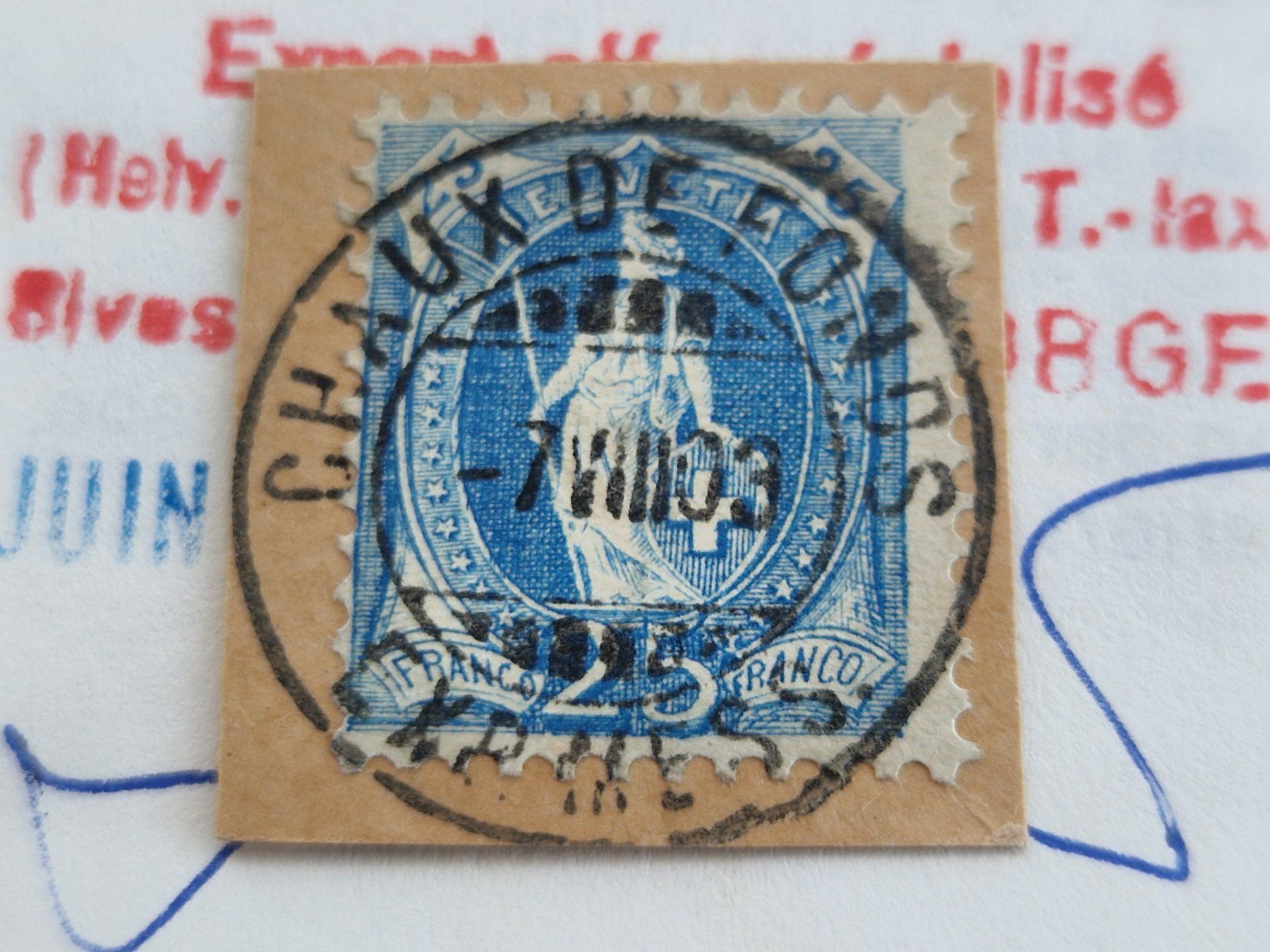 Tutti i francobolli: Stehende 73Eb mit Retouche, Attest, ab 1.- – Usato da Burgdorf venduto da Glossy01 1