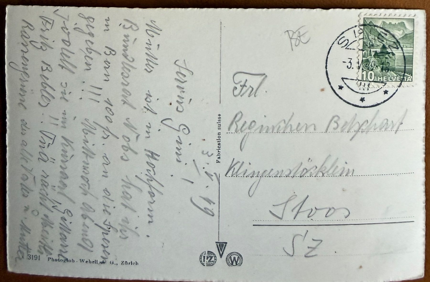 Cartoline postali: Spiez - Dampfschiff 1949 – Usato da Lutry venduto da Ediego 2