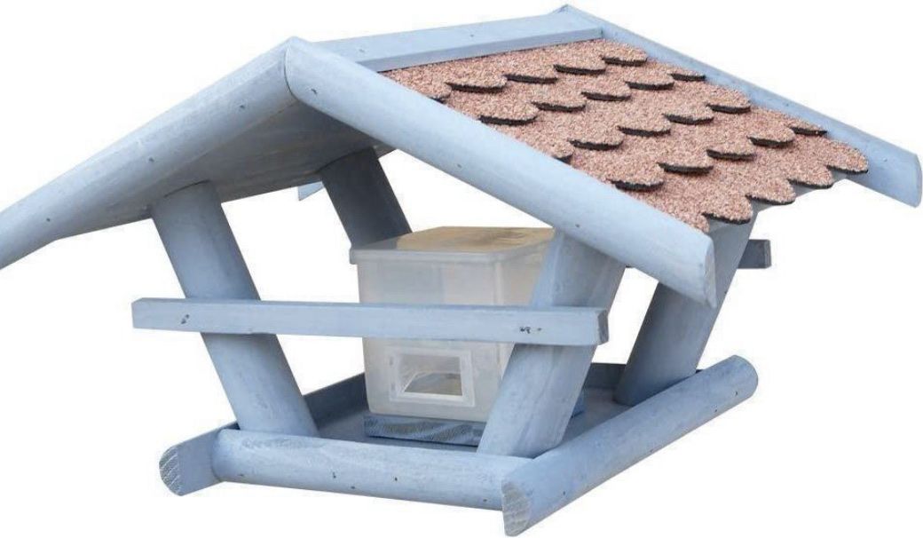Casette per uccelli: Vogelhaus "Sperling" mit Silo + Ständer NEU – Nuovo e nell'imballaggio originale da Oberegg venduto da MZ_DiesundDas 1