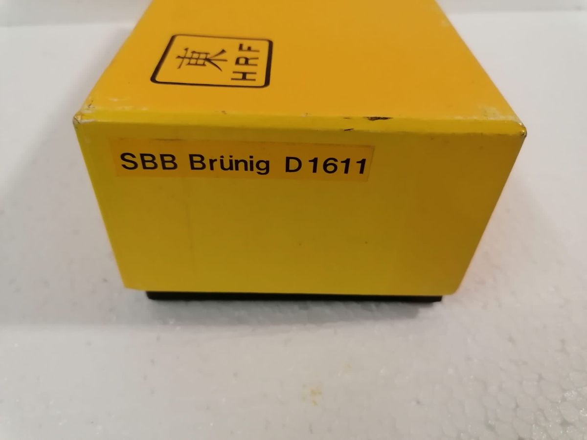 HRF Modellini di ferrovie: HRF SBB Brünig D1611 – Nuovo (secondo la descrizione) da Arzier-Le Muids venduto da Lococcasion