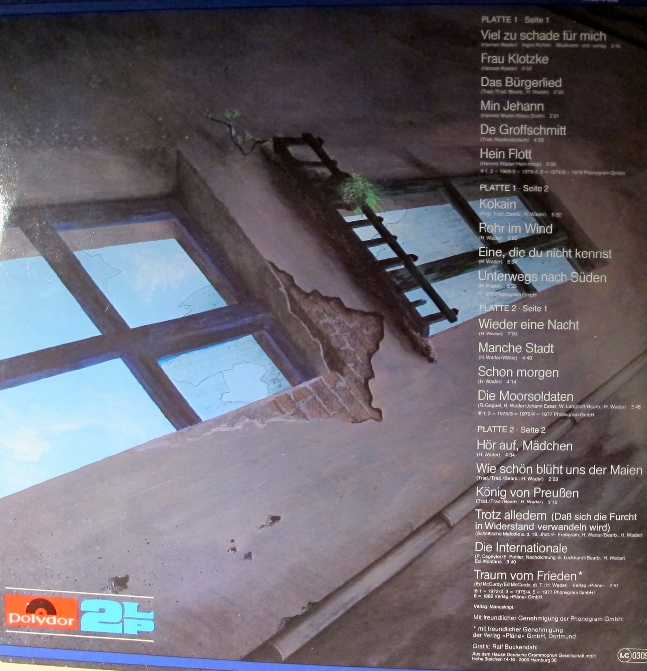 Dischi in vinile: Hannes Wader - Liederbuch (2xLP) – Usato da Bern venduto da hippoism 1